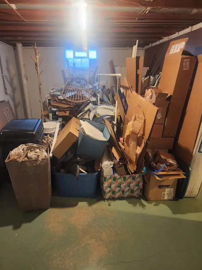 Roll-off dumpster container at job site for Yard Waste Dumpster Rental in Chehalis